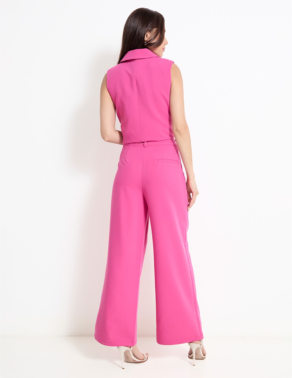 Pantalón de vestir amplio para mujer 2