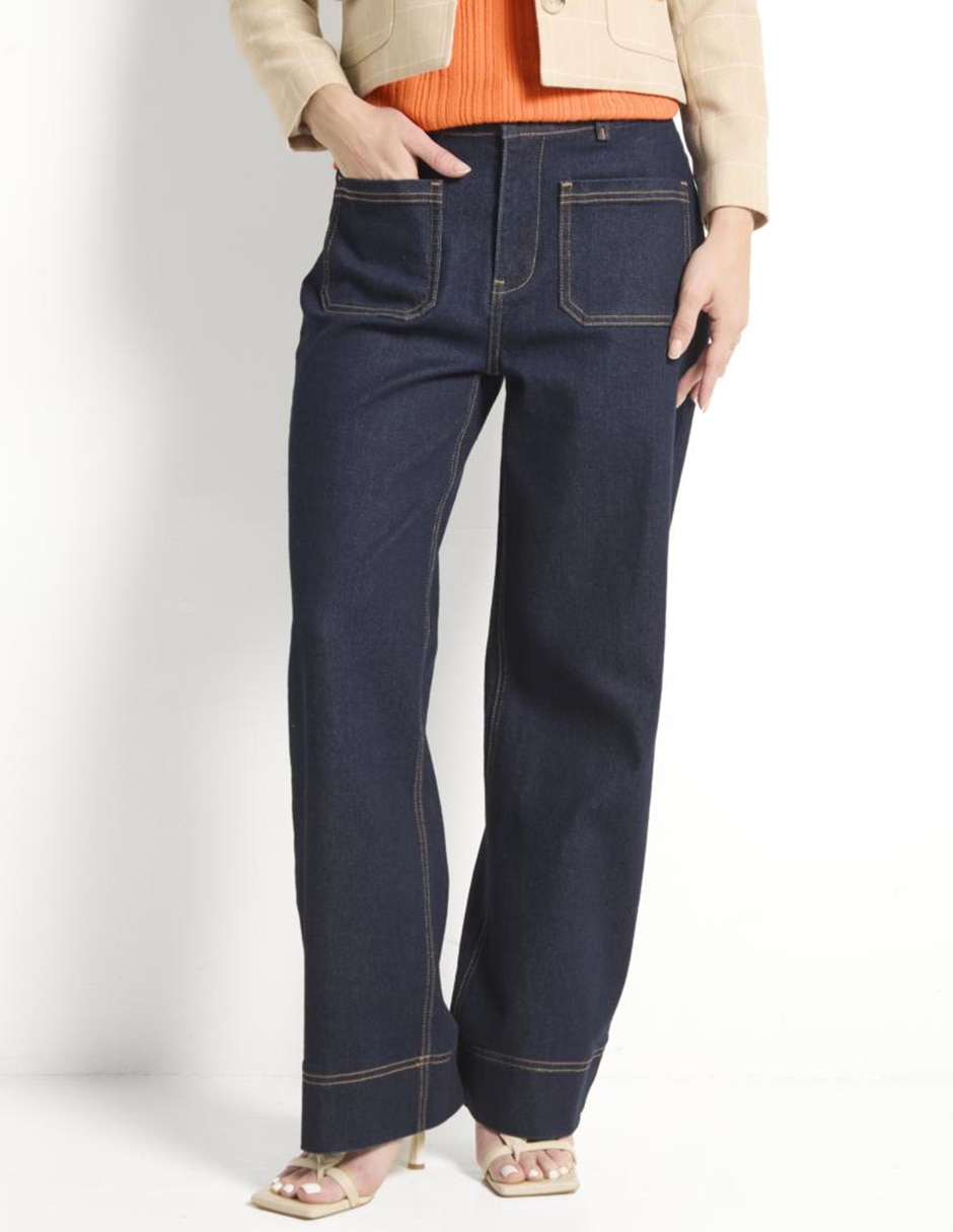 Jeans straight para mujer