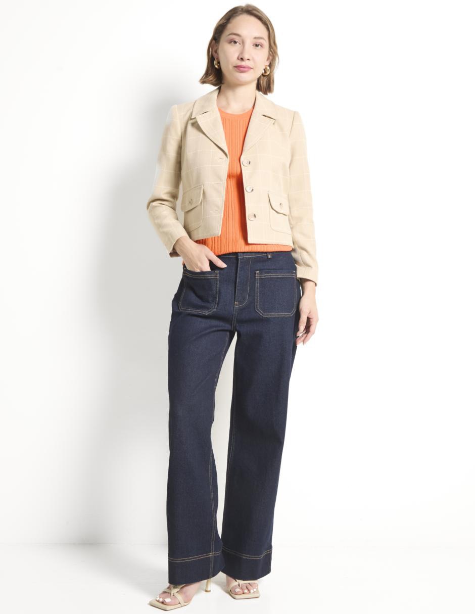 Jeans straight para mujer 3