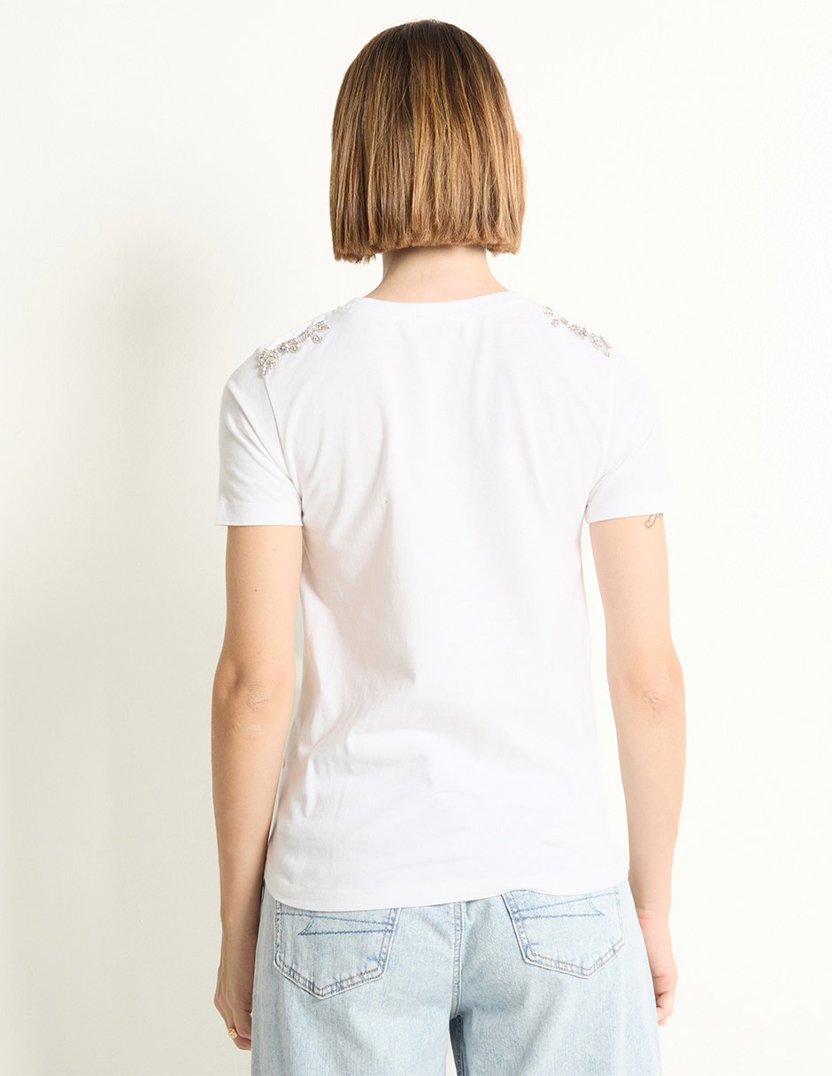 PLAYERA COM25343-08 CONTEM, CH, BLANCO