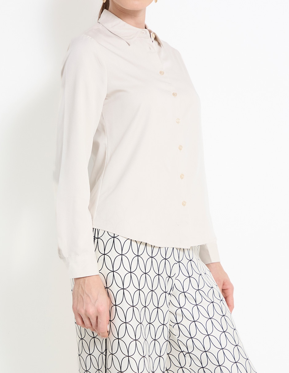 Blusa manga larga para mujer 5