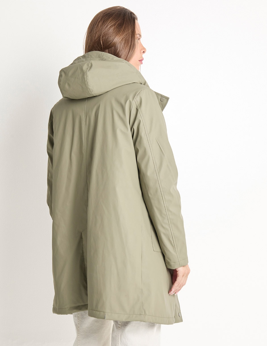 Gabardina con bolsillos para mujer 2