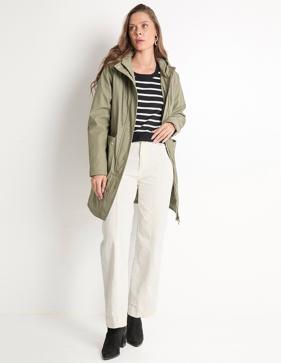 Gabardina con bolsillos para mujer 3
