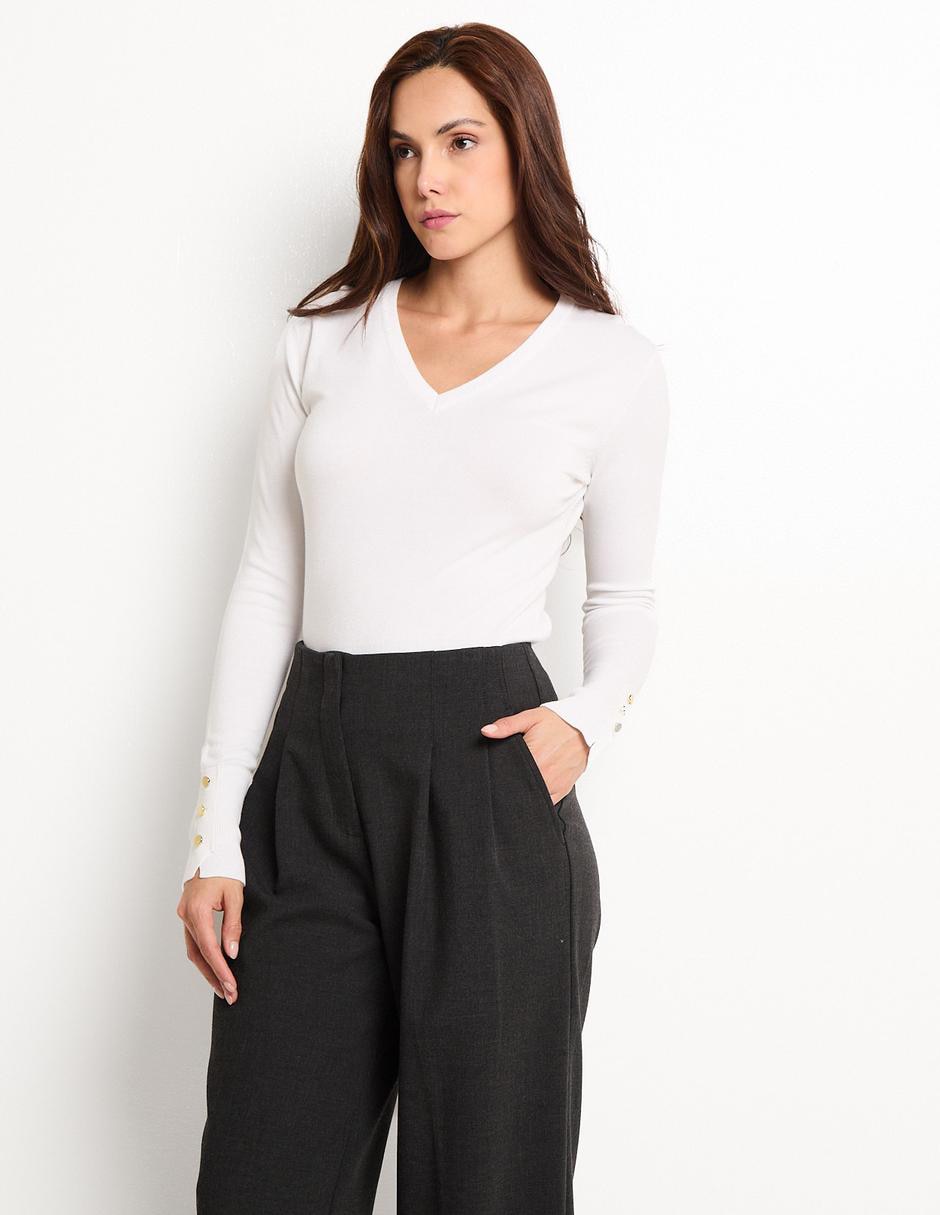 Suéter cuello V para mujer Suéter cuello V para mujer