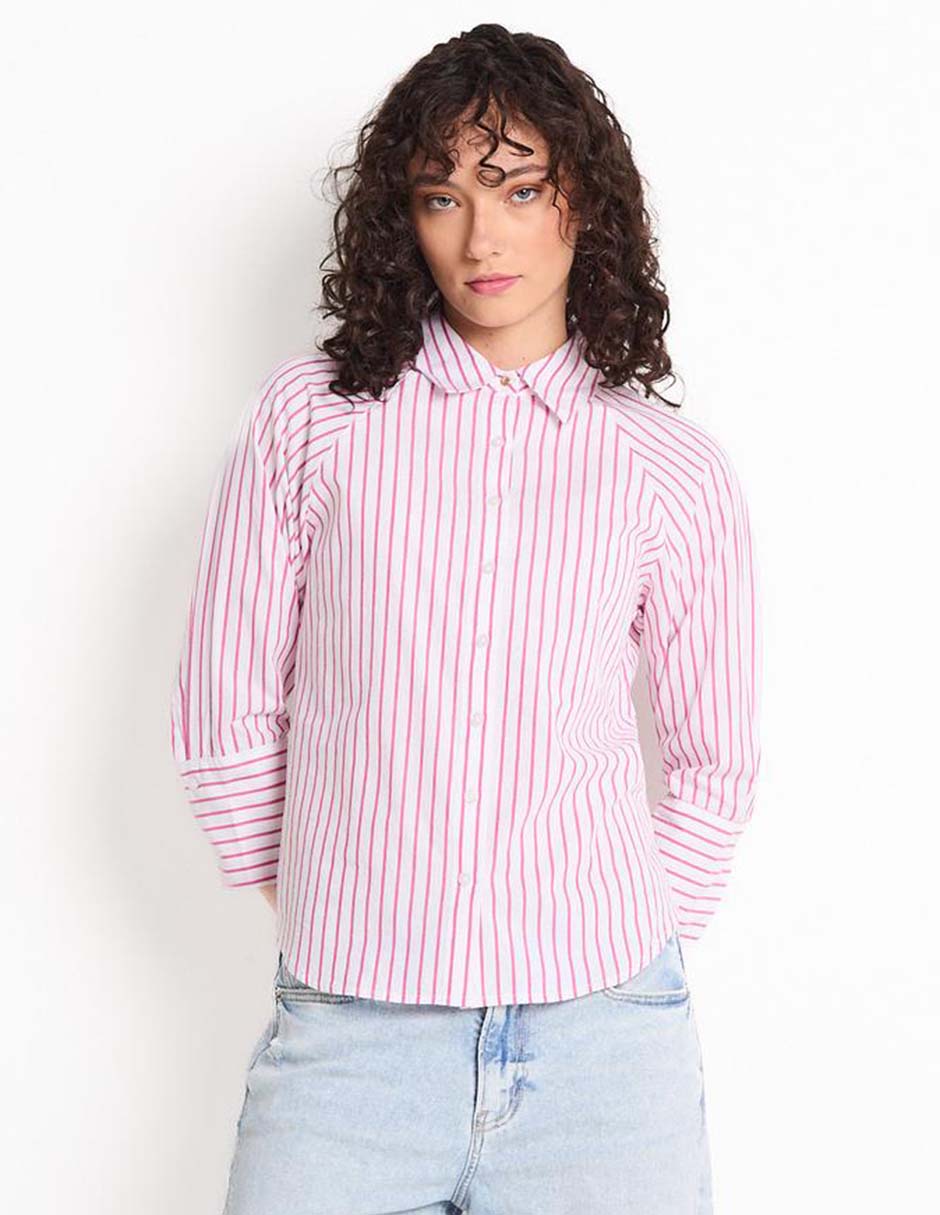 Blusa manga 3/4 para mujer Blusa manga 3/4 para mujer