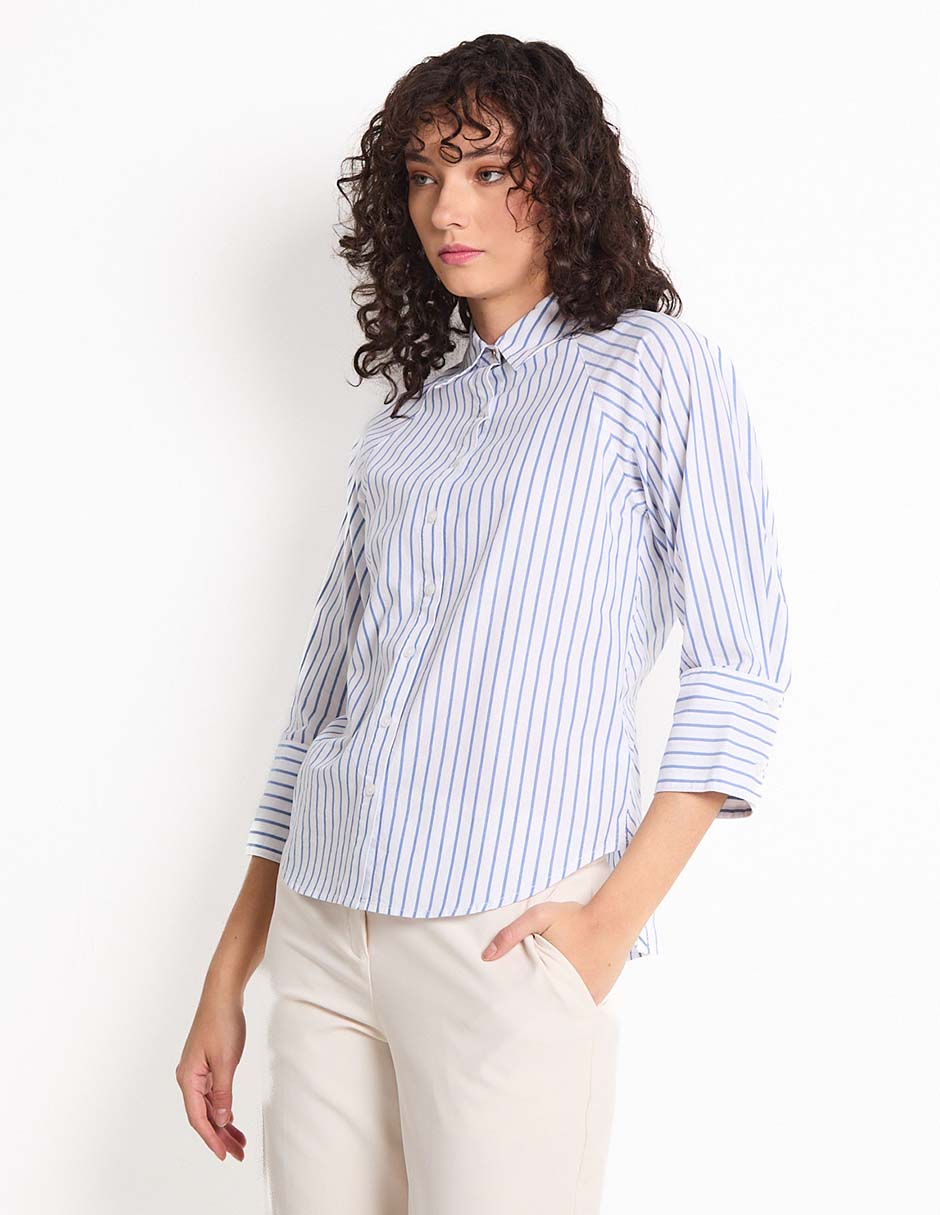 Blusa manga 3/4 para mujer Blusa manga 3/4 para mujer
