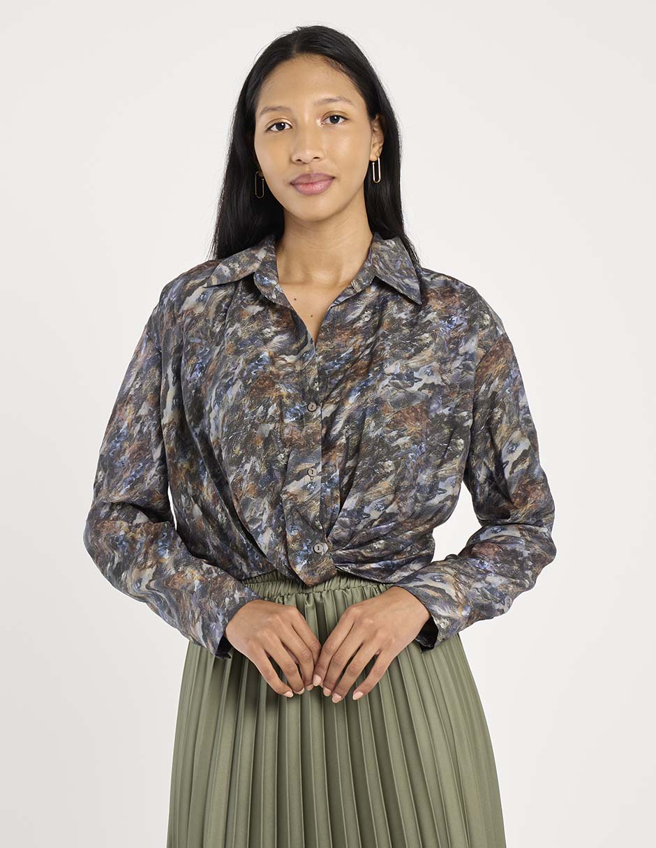 Blusa manga larga para mujer 1