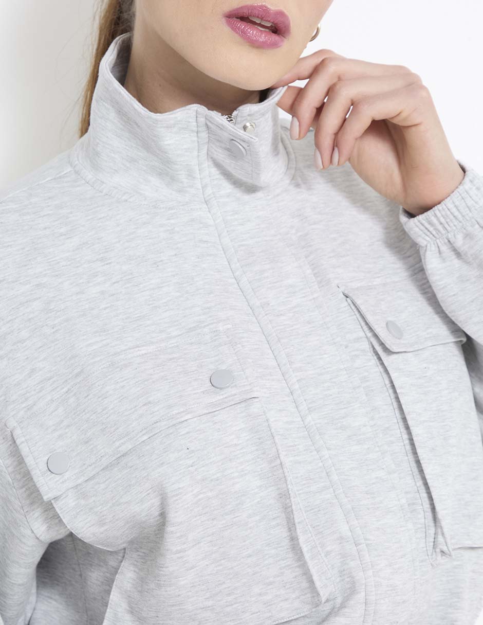 Sudadera con bolsillos para mujer 4