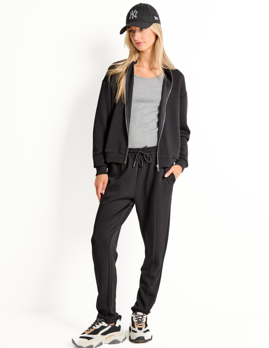 CHAMARRA CONTEMPO, M, NEGRO LISO COMR25