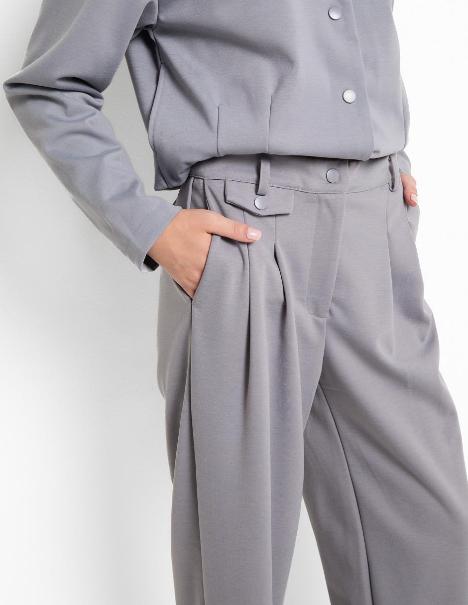 Pantalón de vestir amplio para mujer 4