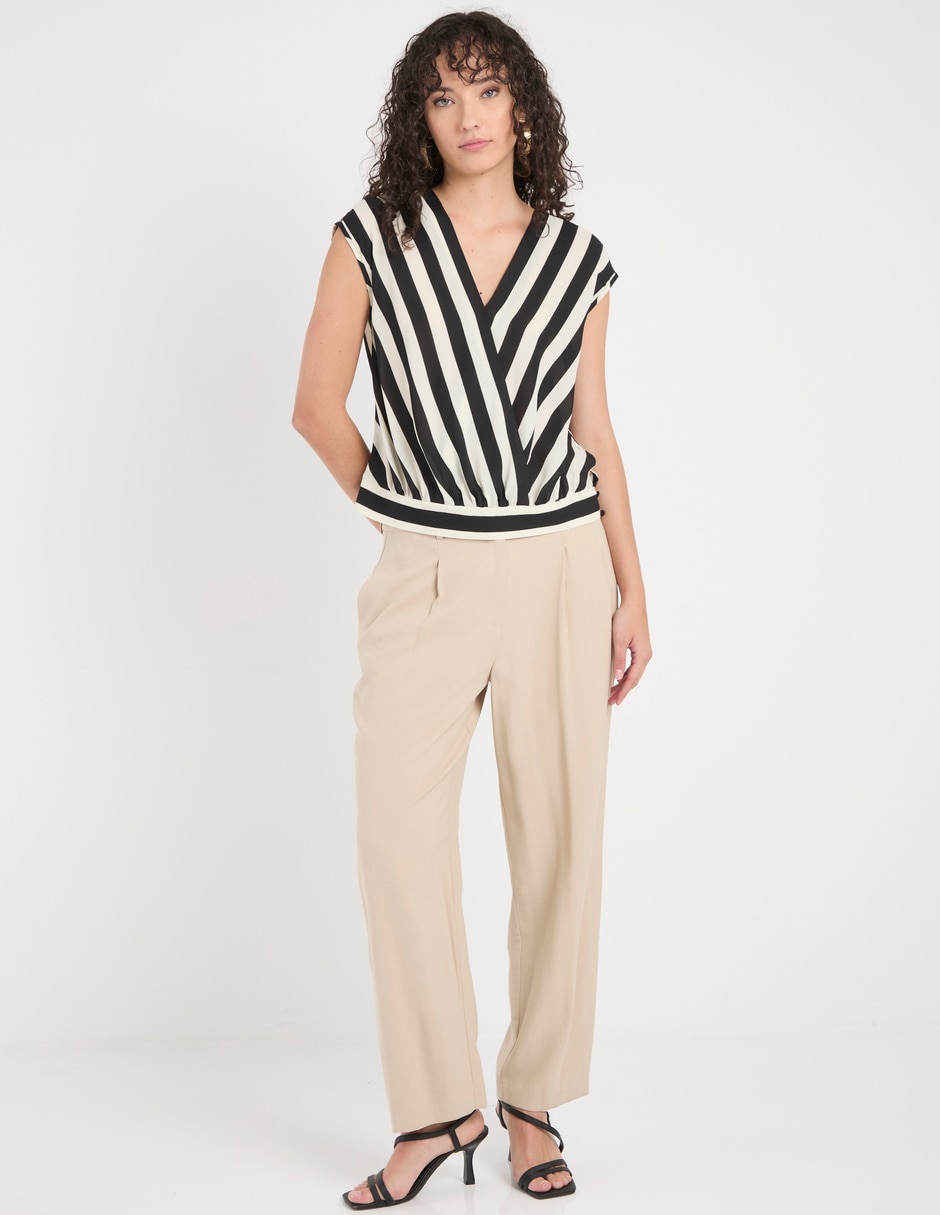 Blusa manga corta para mujer 3