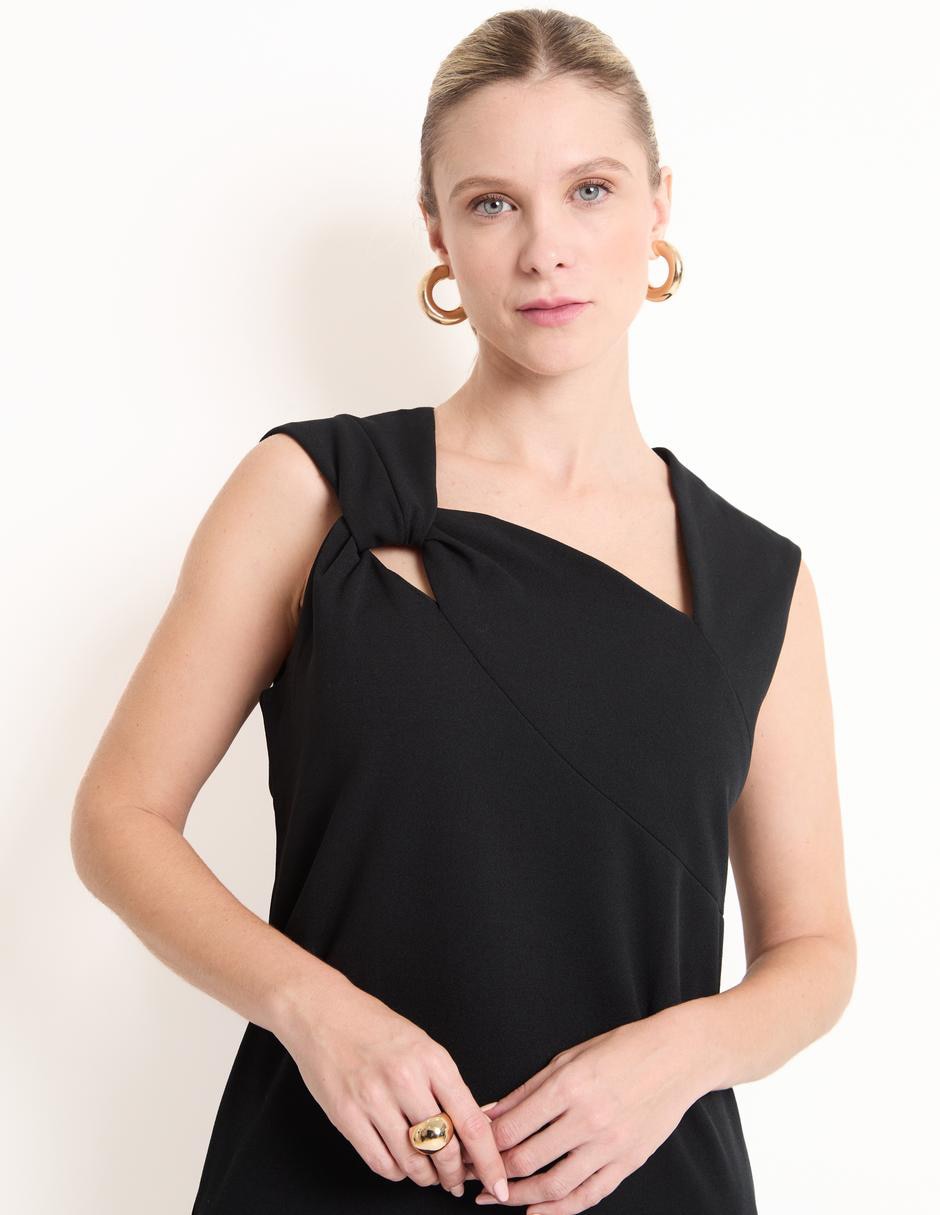 Vestido a la rodilla formal para mujer 4