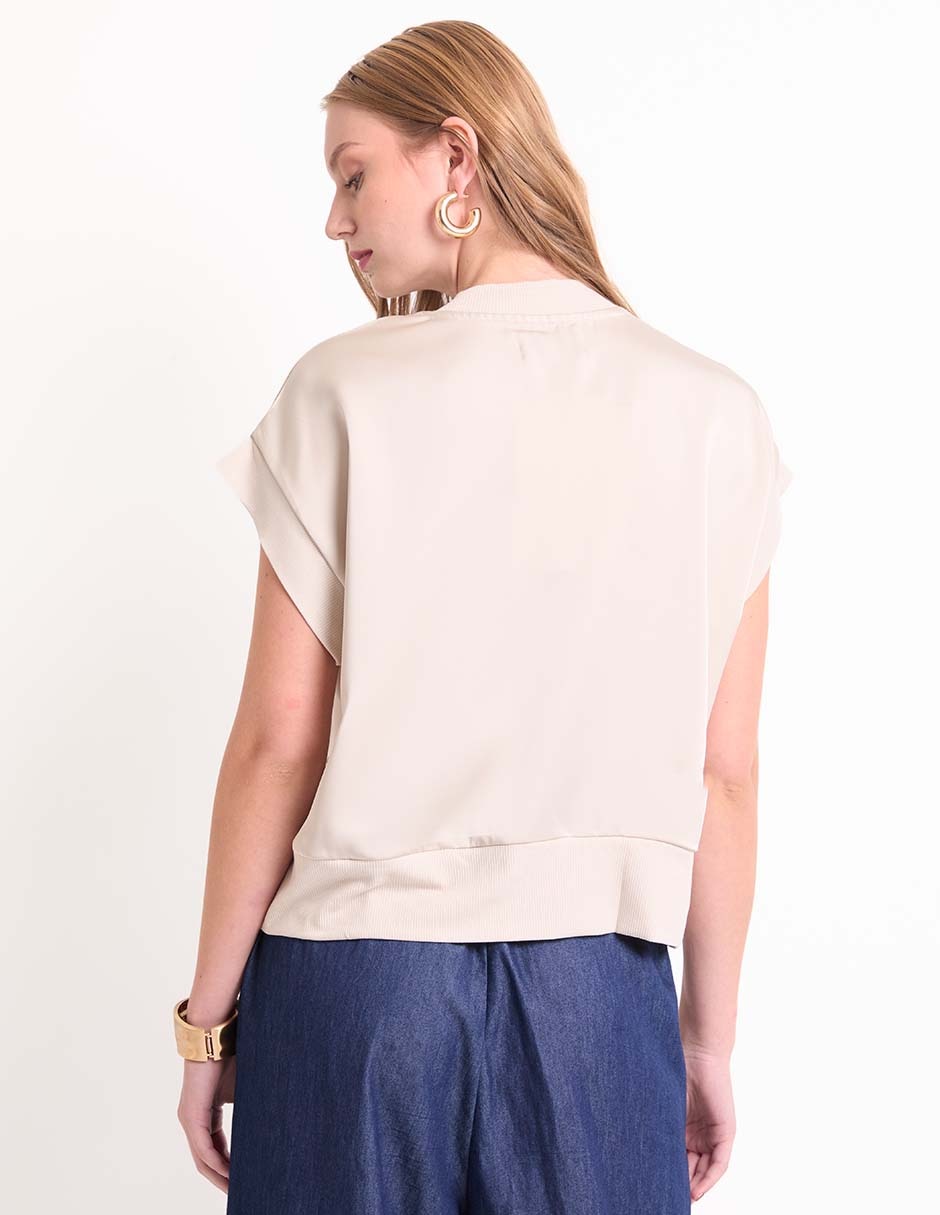 Blusa manga corta para mujer 2