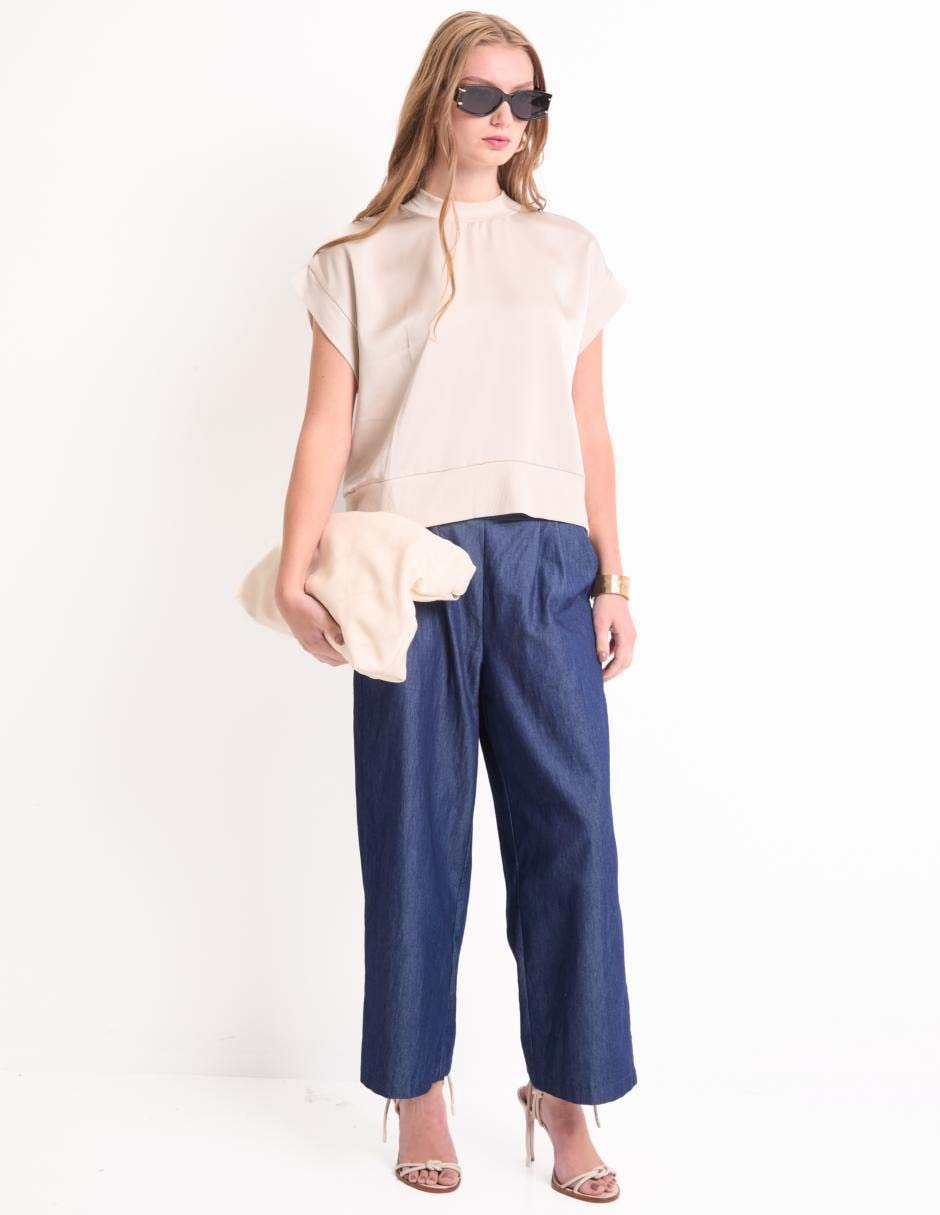Blusa manga corta para mujer 3