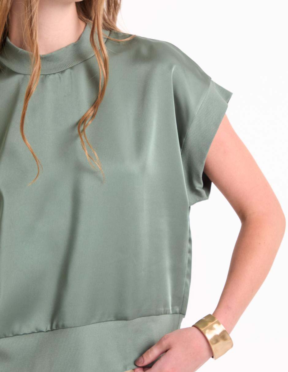 BLUSA COM25524-10 CO, G, LAUREL WREATH