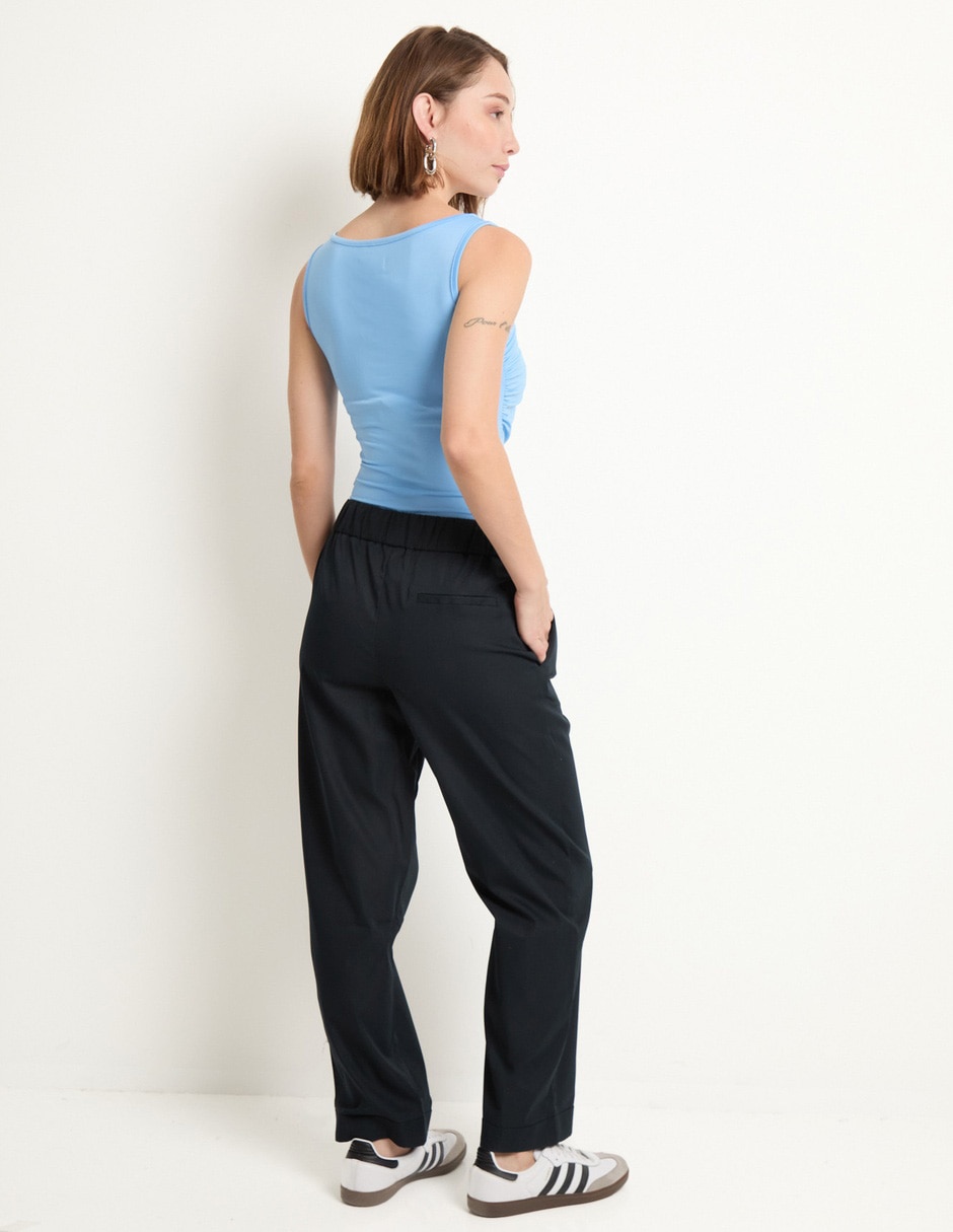 Pantalón regular straight para mujer 2