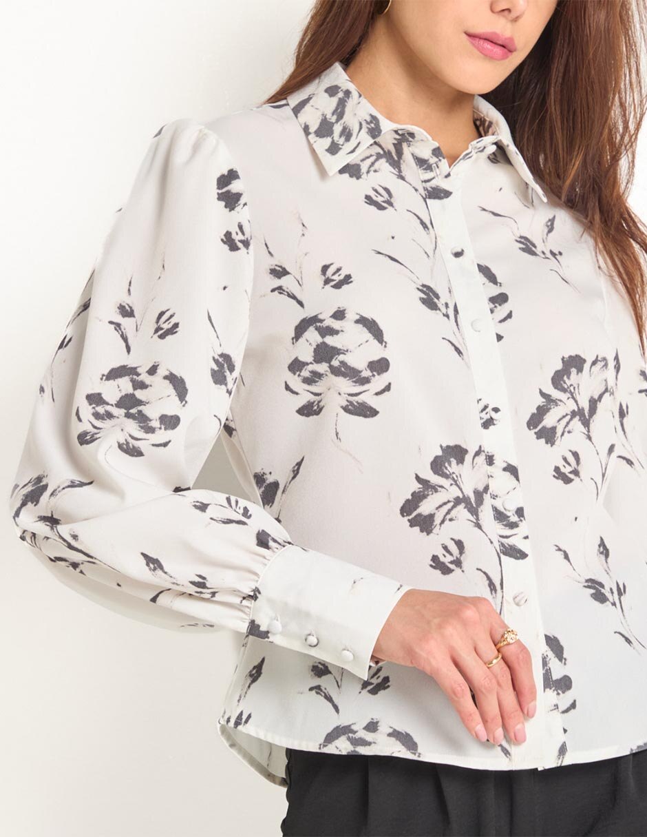 Blusa manga larga para mujer 4
