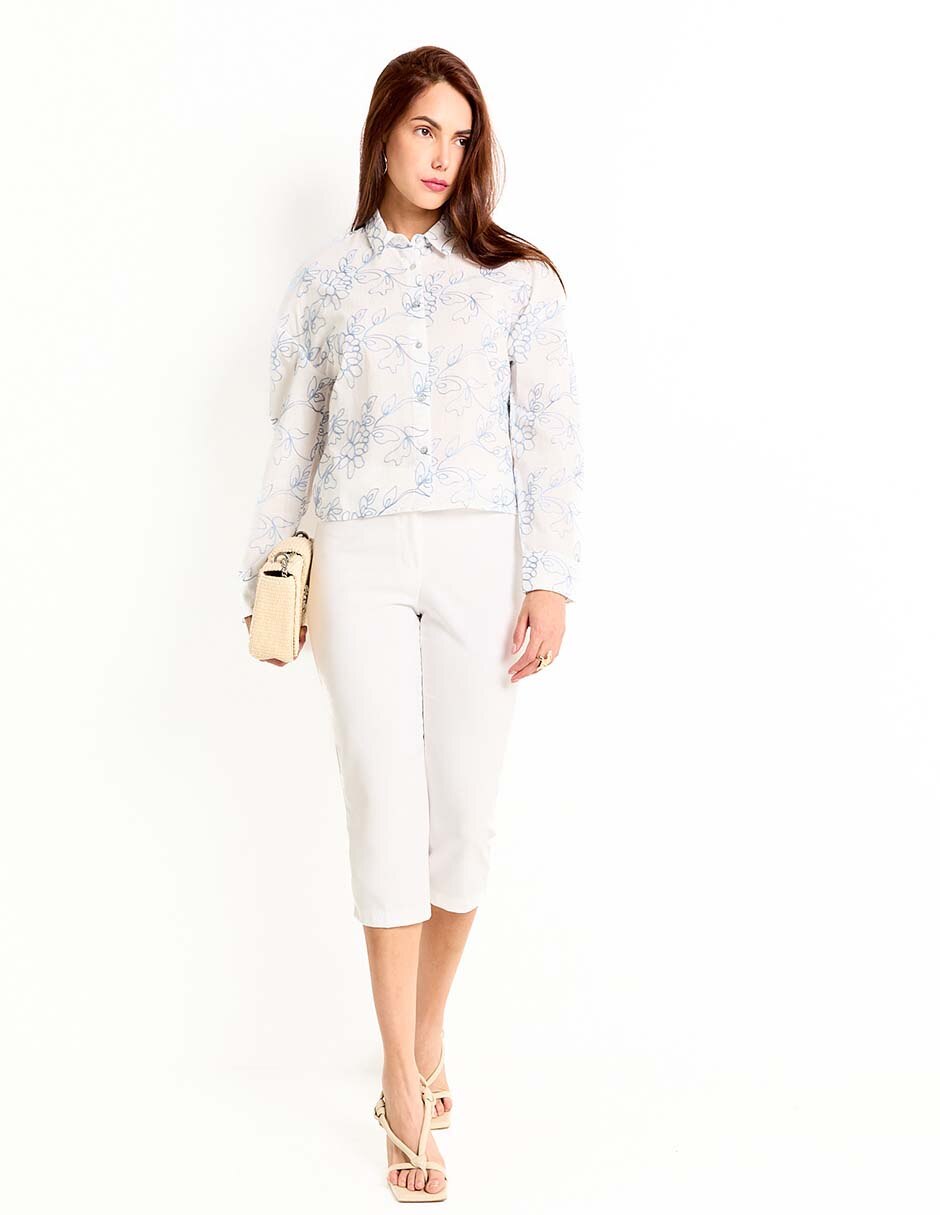 Blusa manga larga para mujer 3