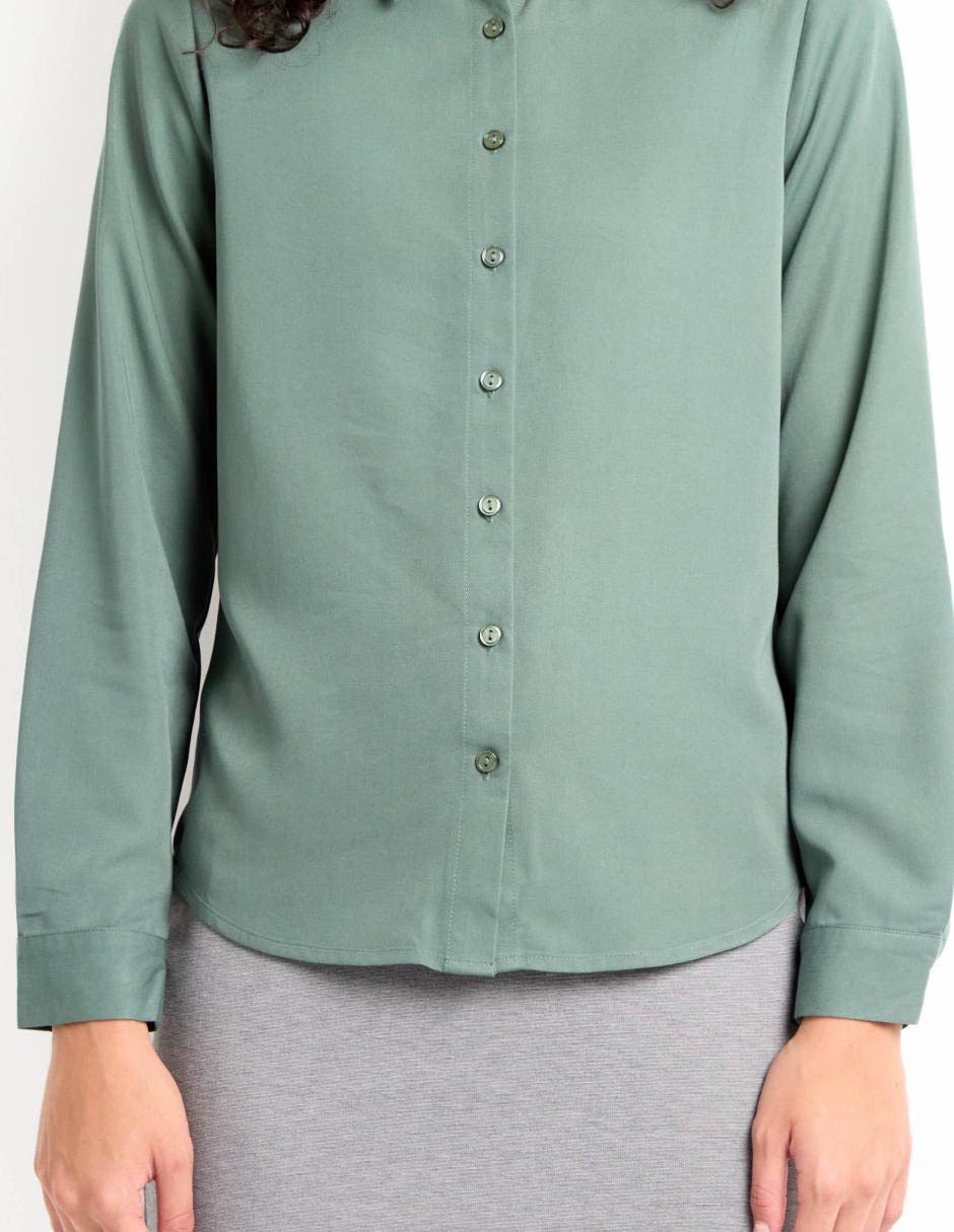 Blusa manga larga para mujer 5