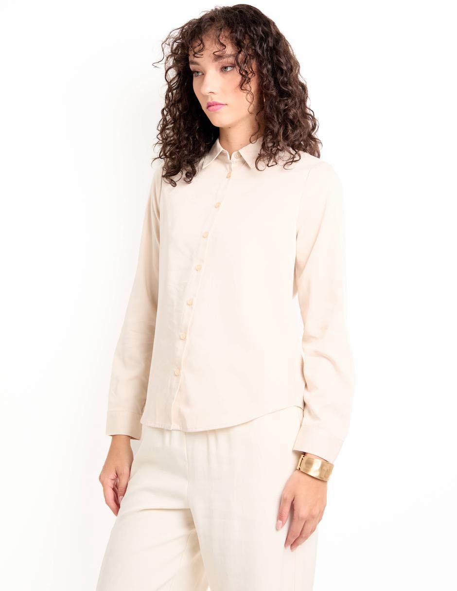 Blusa manga larga para mujer