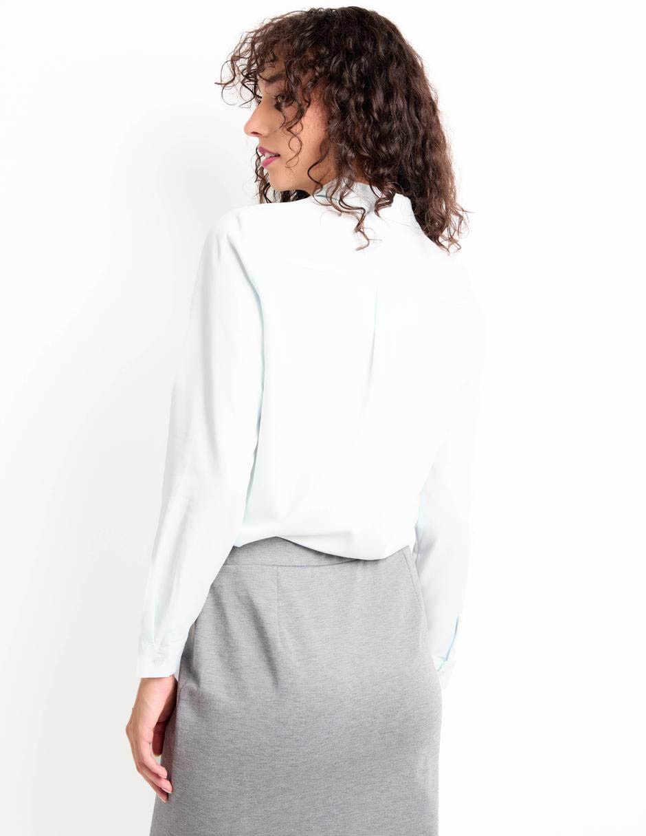 BLUSA COM25002-11 CONTEM, ECH, GLACIAR
