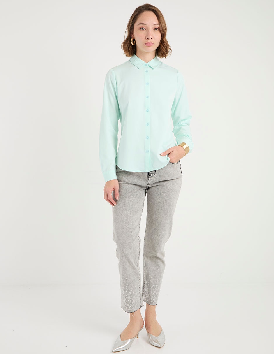 Blusa manga larga para mujer 3