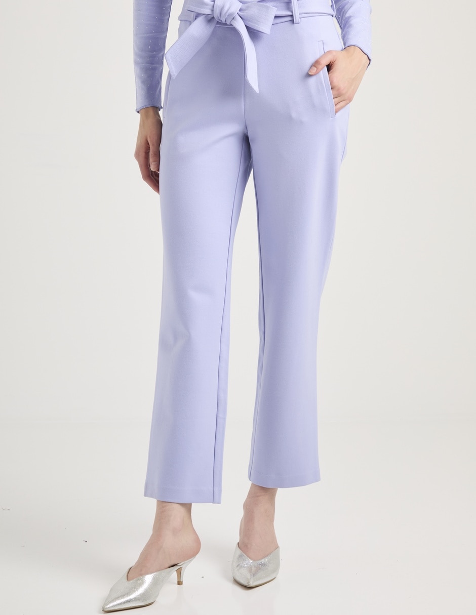 Pantalón de vestir slim para mujer