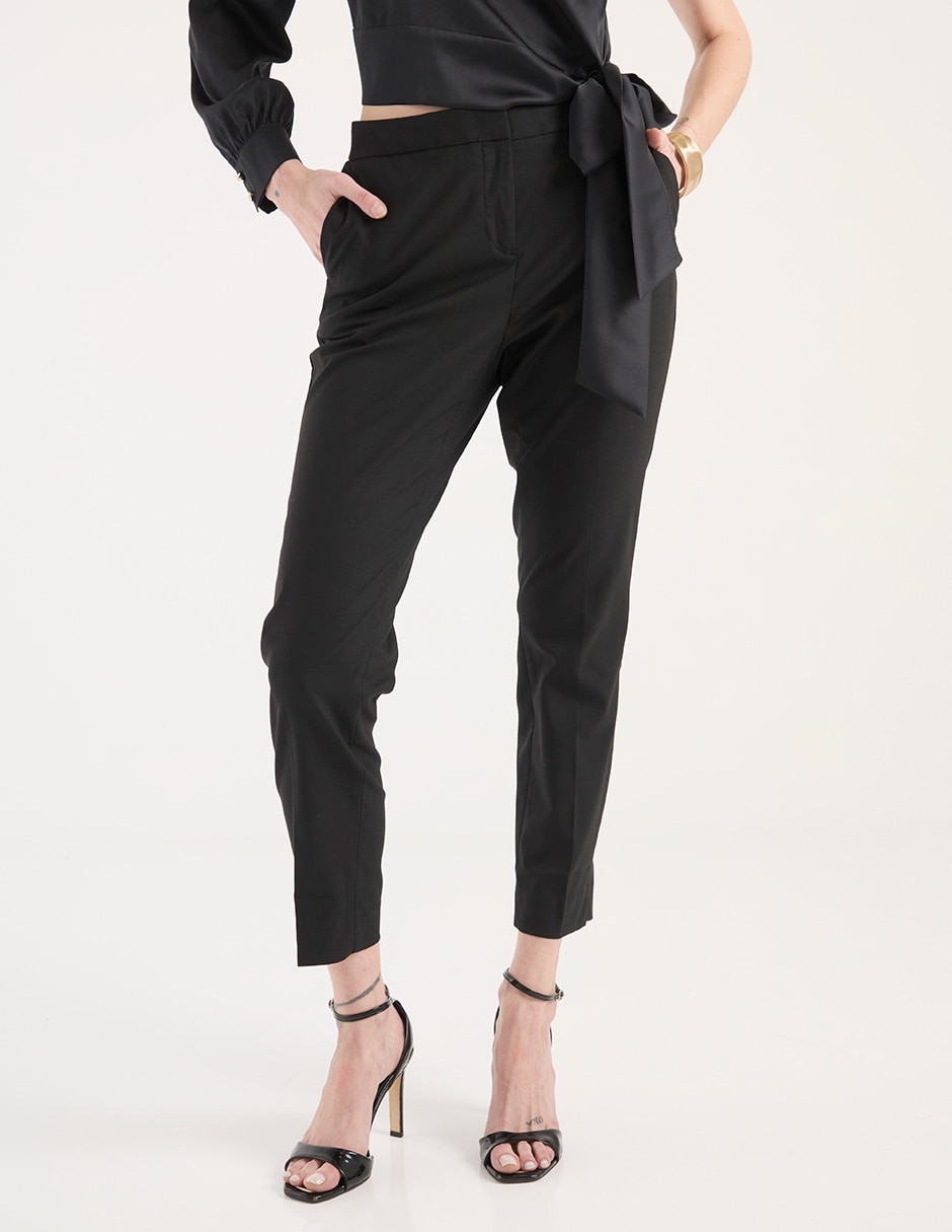 Pantalón de vestir slim para mujer 1