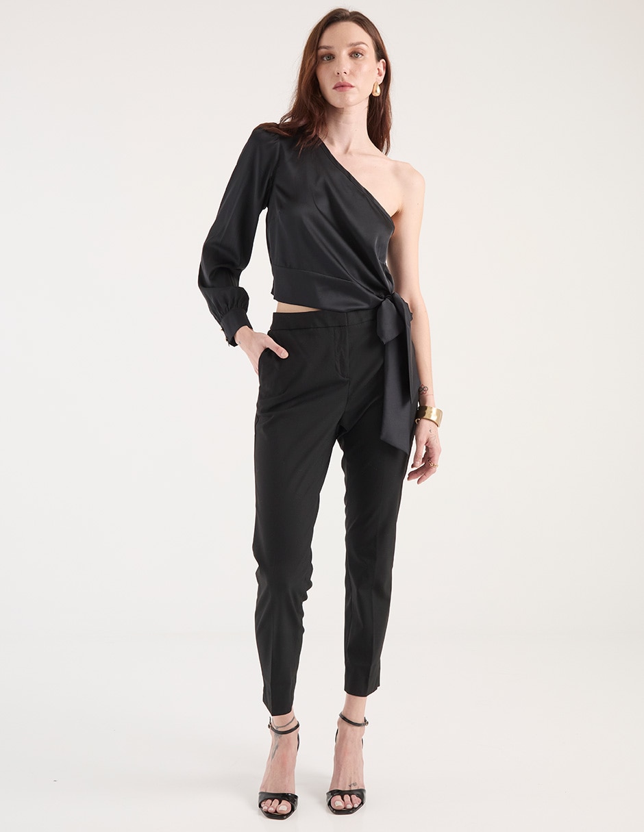 Pantalón de vestir slim para mujer 3