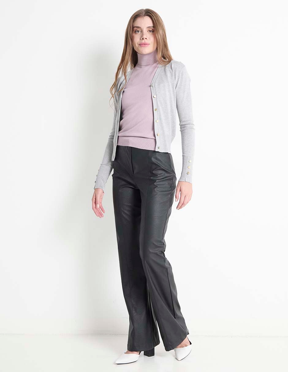Suéter cuello V para mujer 3