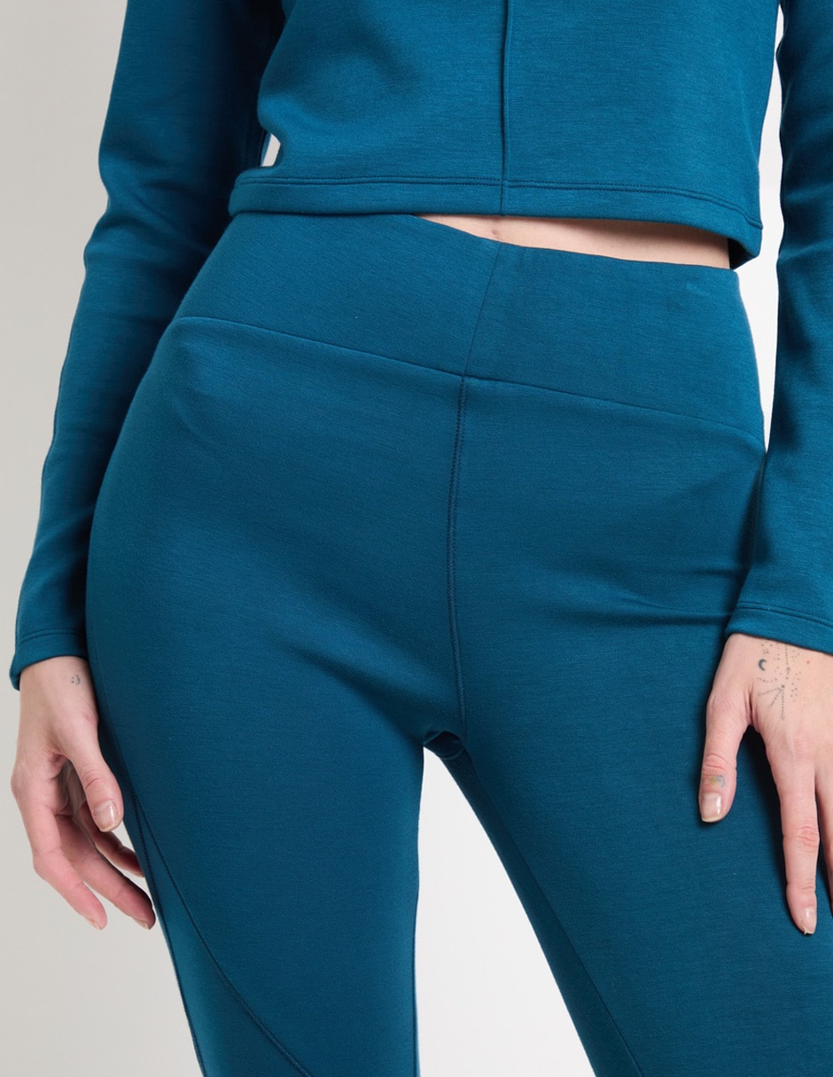 Pants straight con pretina para mujer 4