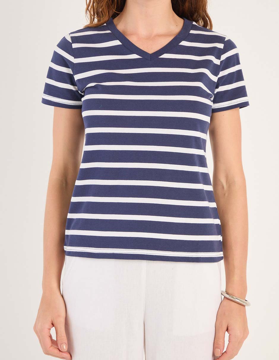 PLAYERA COM25021-10 C, CH, AZUL MARINO