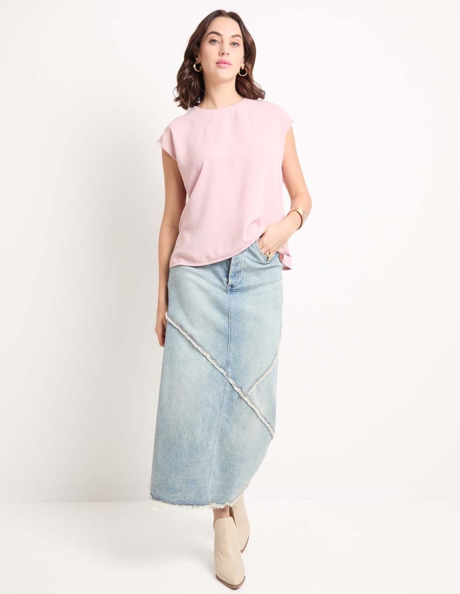 Blusa manga corta para mujer 3