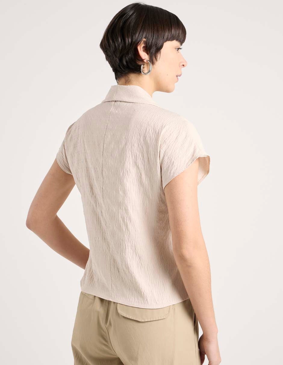 Blusa manga corta para mujer 2