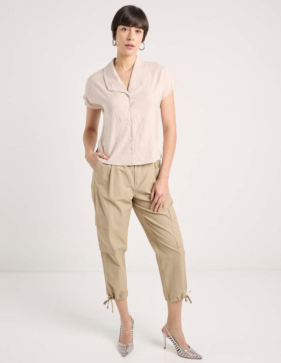 Blusa manga corta para mujer 3