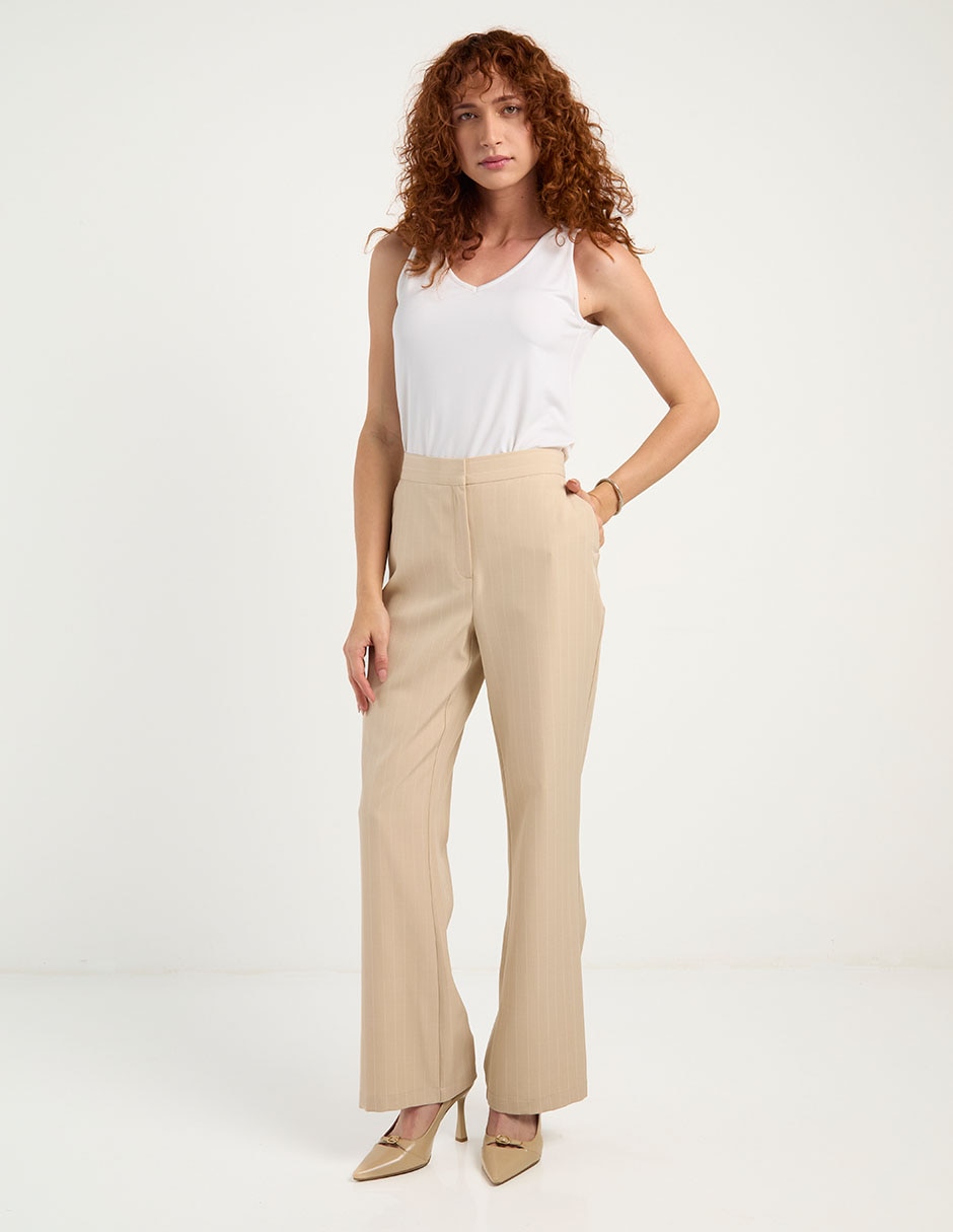 Pantalón de vestir amplio para mujer 3