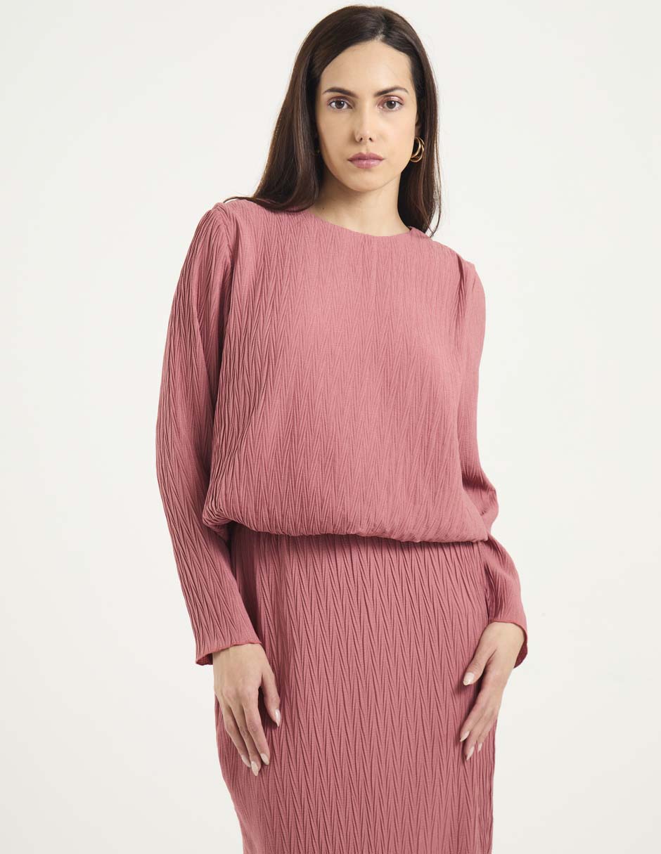 Blusa manga larga para mujer