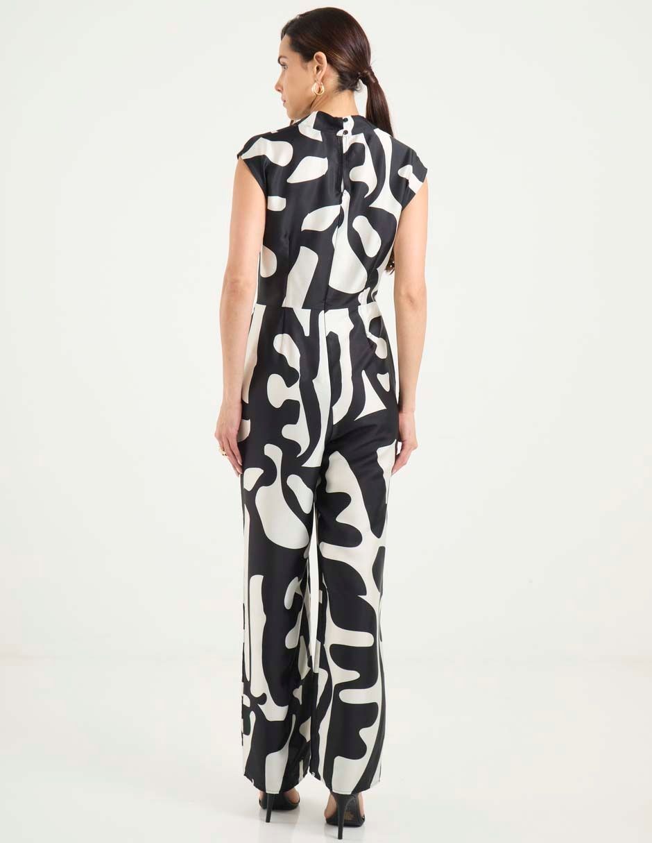 Jumpsuit casual estampado animal print para mujer 2