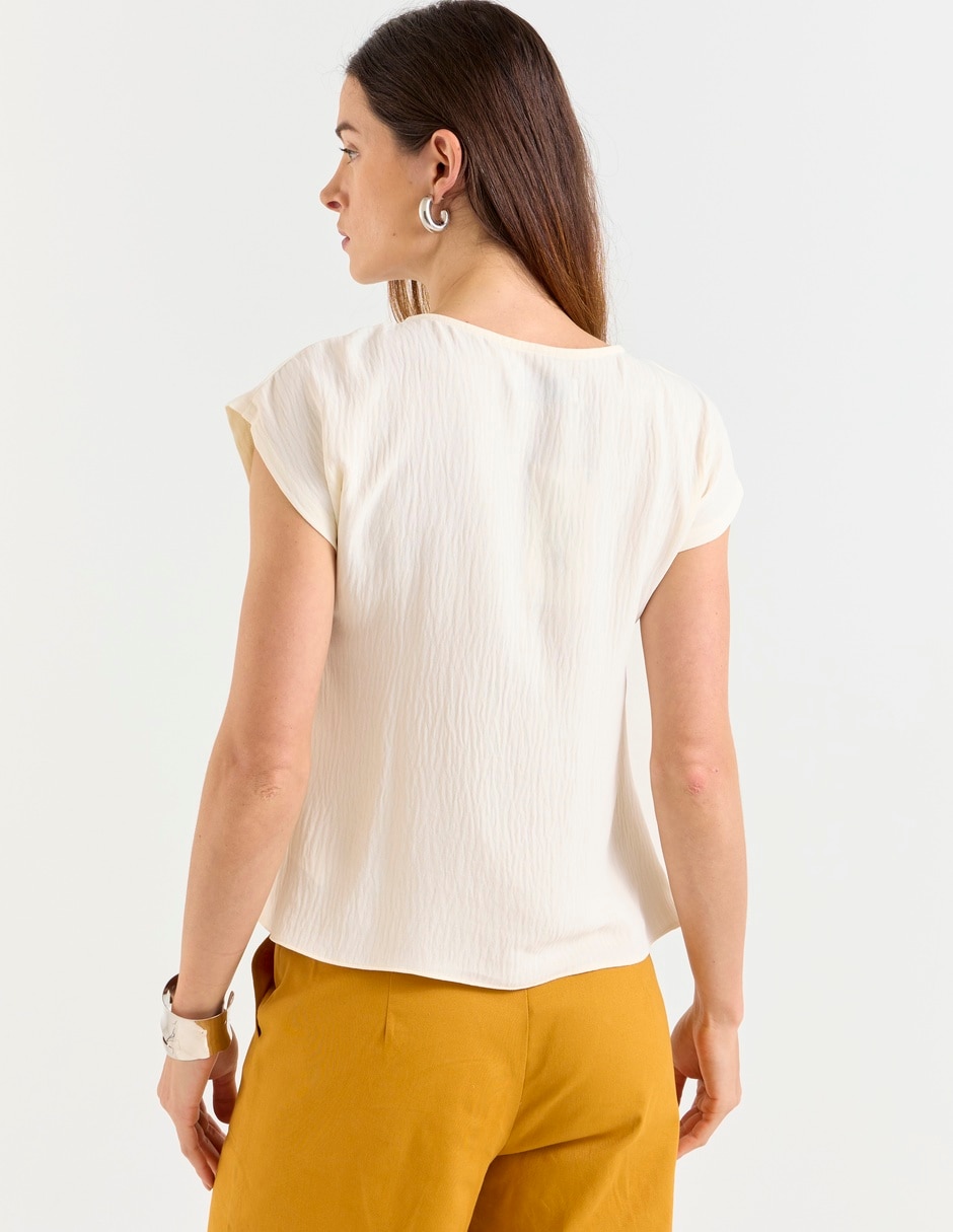 Blusa manga corta para mujer 2