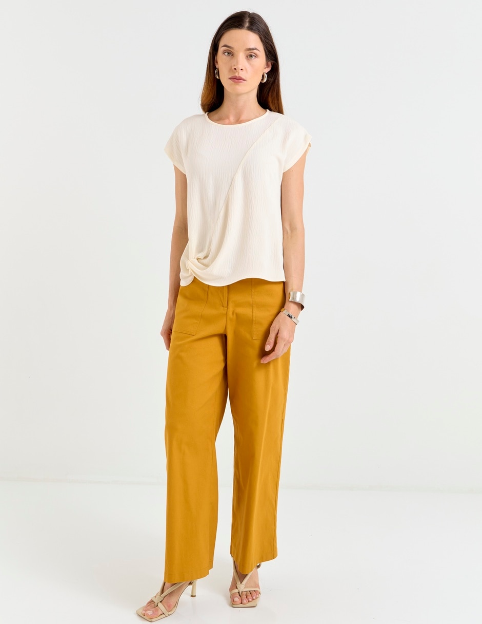 Blusa manga corta para mujer 3