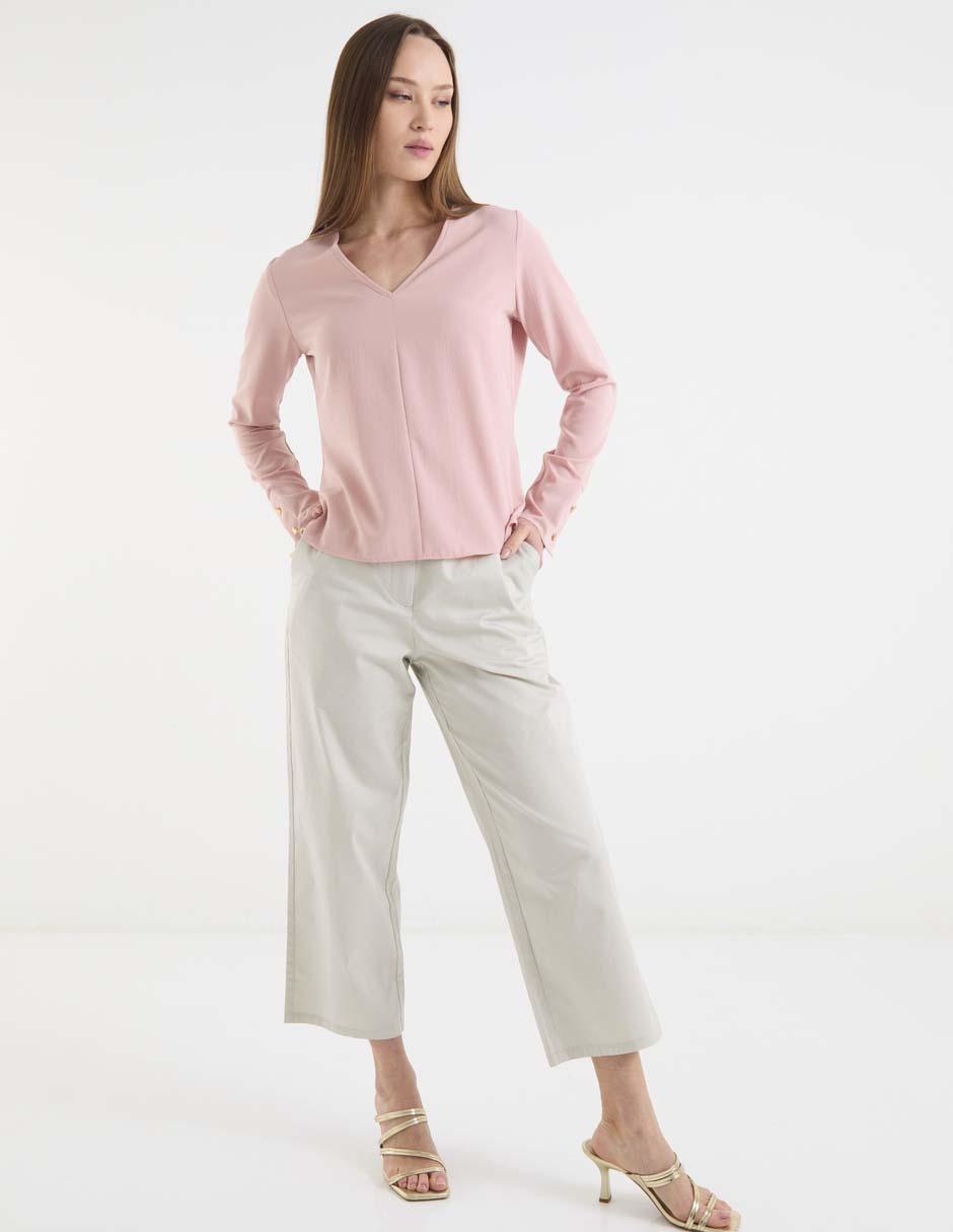 Blusa manga larga para mujer 3