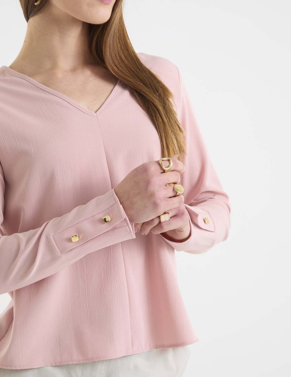 Blusa manga larga para mujer 4
