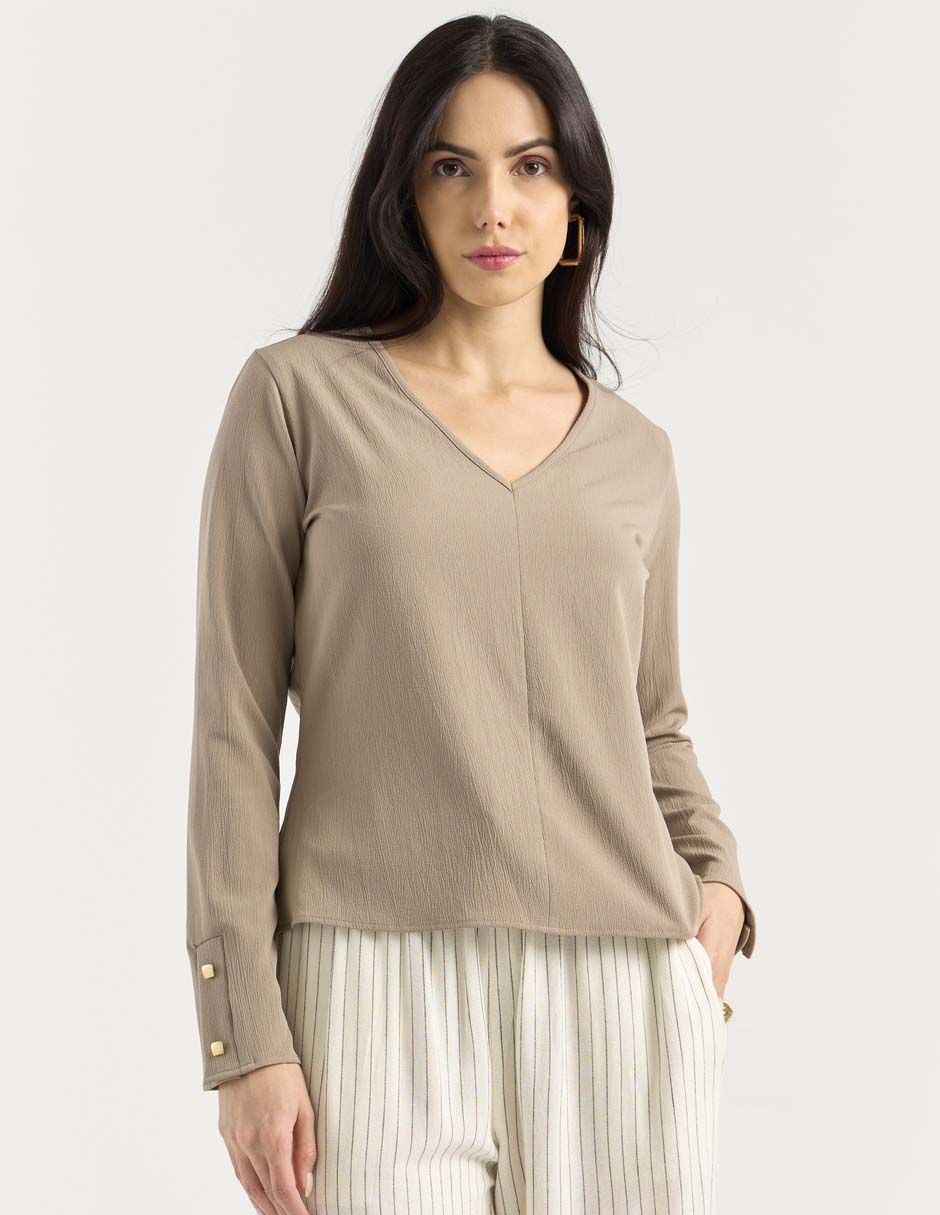 Blusa manga larga para mujer Blusa manga larga para mujer