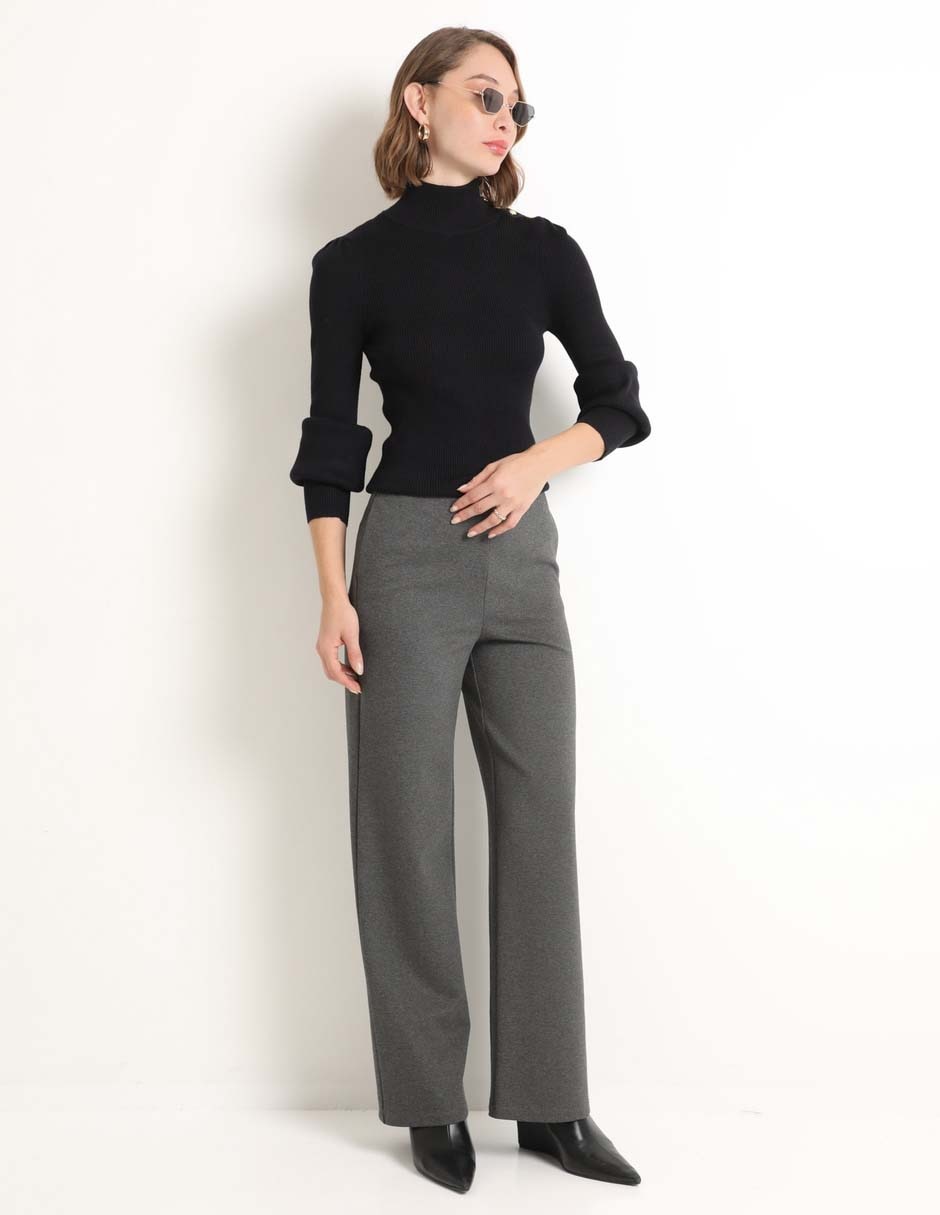 Legging cintura alta con elástico para mujer 3