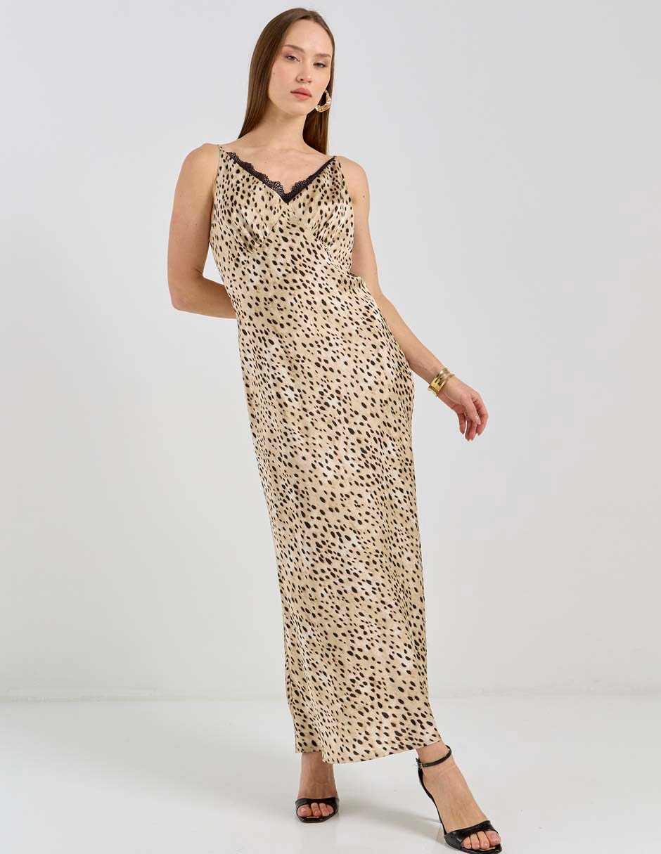 Vestido largo casual para mujer 3