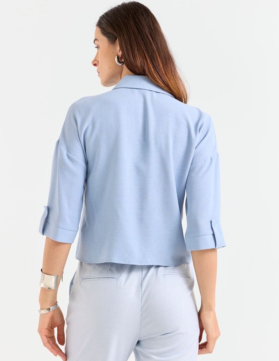 Blusa Contempo manga 3/4 para mujer