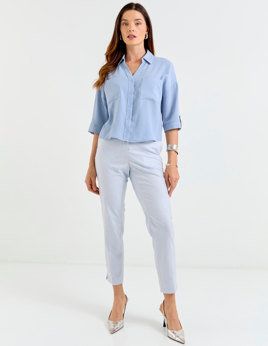 Blusa Contempo manga 3/4 para mujer