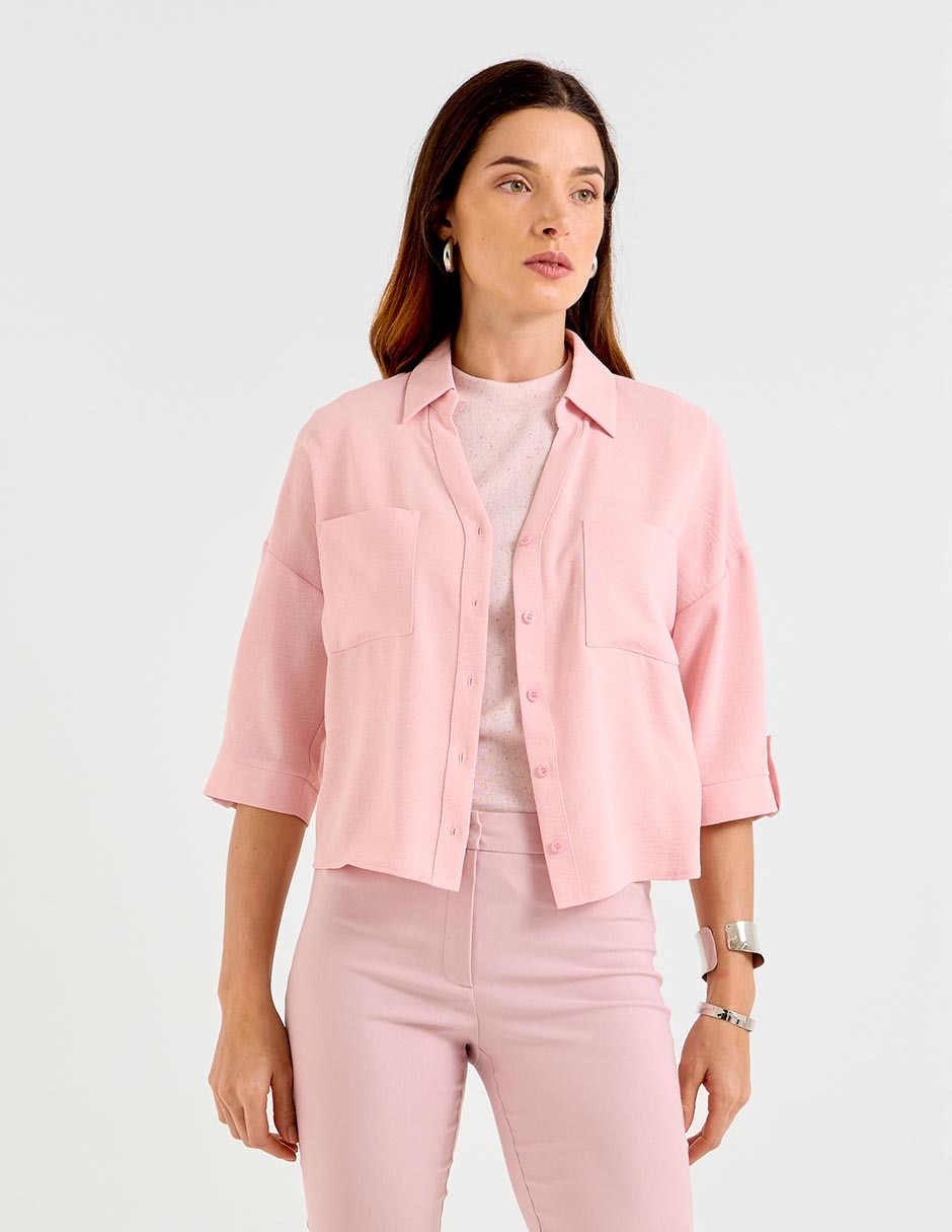 Blusa manga 3/4 para mujer