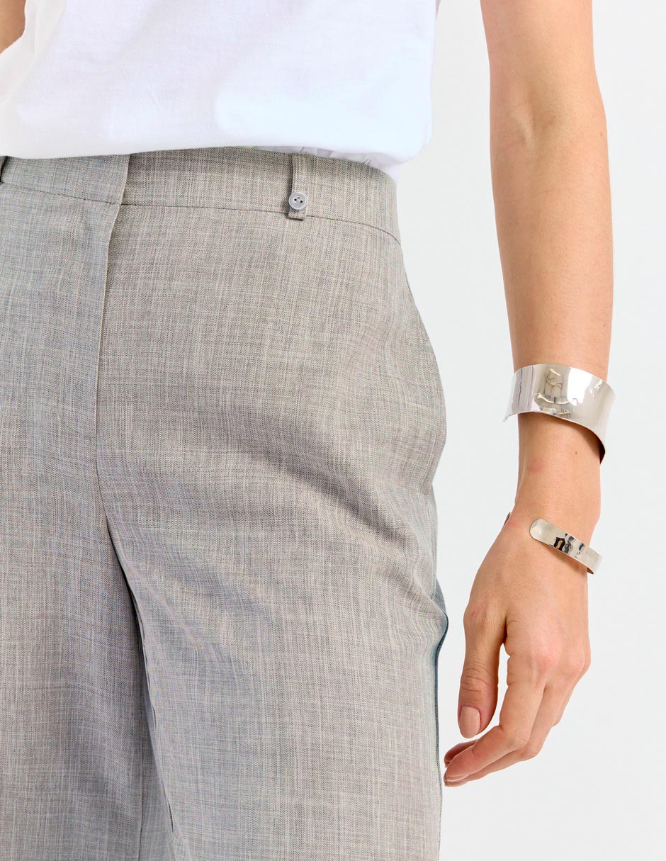 Pantalón de vestir amplio para mujer 4