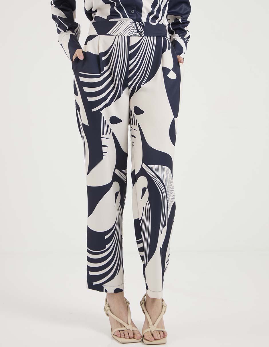 Pantalón de vestir straight para mujer Pantalón de vestir straight para mujer